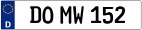 Truck License Plate